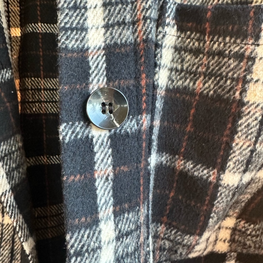 Plaid Button-Up Jacket - Picture 6 of 9